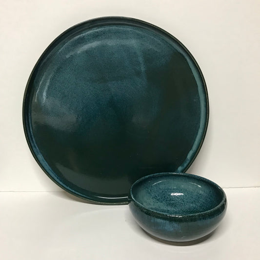 Chip and Dip Platter - Peacock