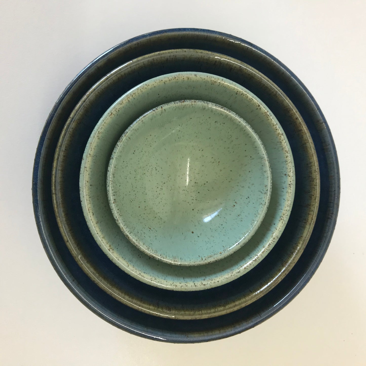 Nesting Bowls - Green & Blue