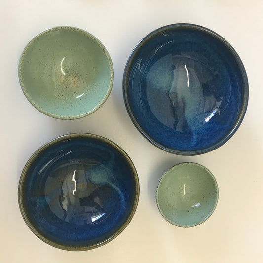 Nesting Bowls - Green & Blue